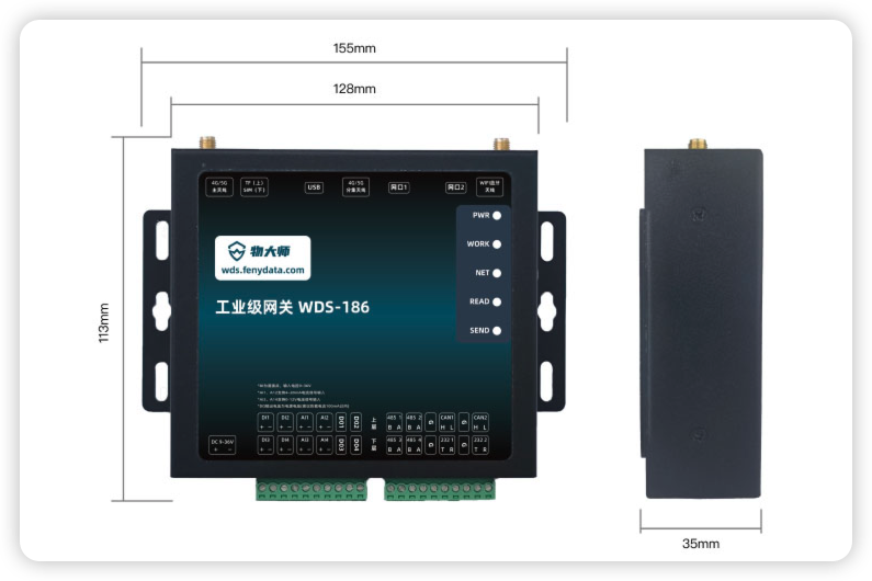 指示灯位置示意图